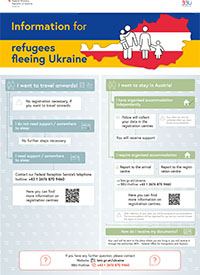 Information for refugees fleeing Ukraine
